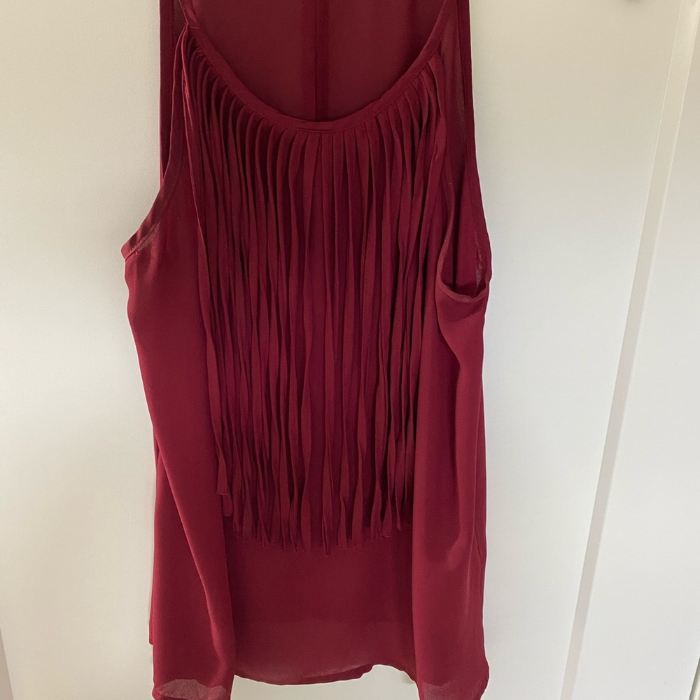 Fringe tank top